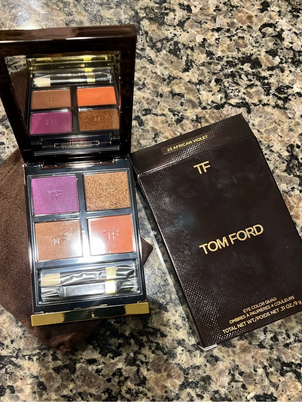 Tom Ford Eye Color Quad - Purple, Copper, Orange, Brown